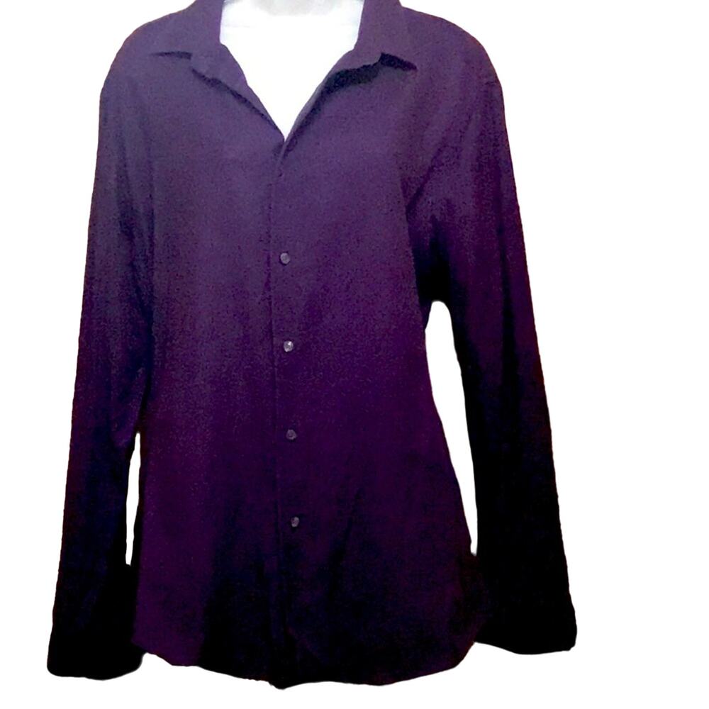 Apt. 9 Purple Pure Cotton Shirt. L